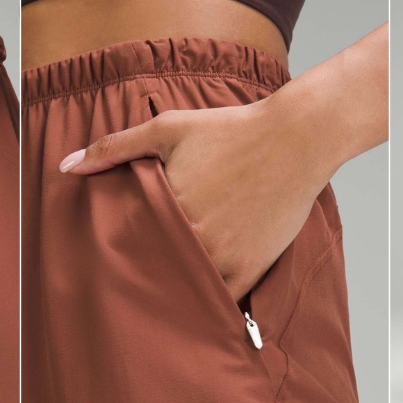 Lululemon Lightweight Mid-Rise Barrel Leg Cropped Pant Ancient Copper - Picture 3 of 15